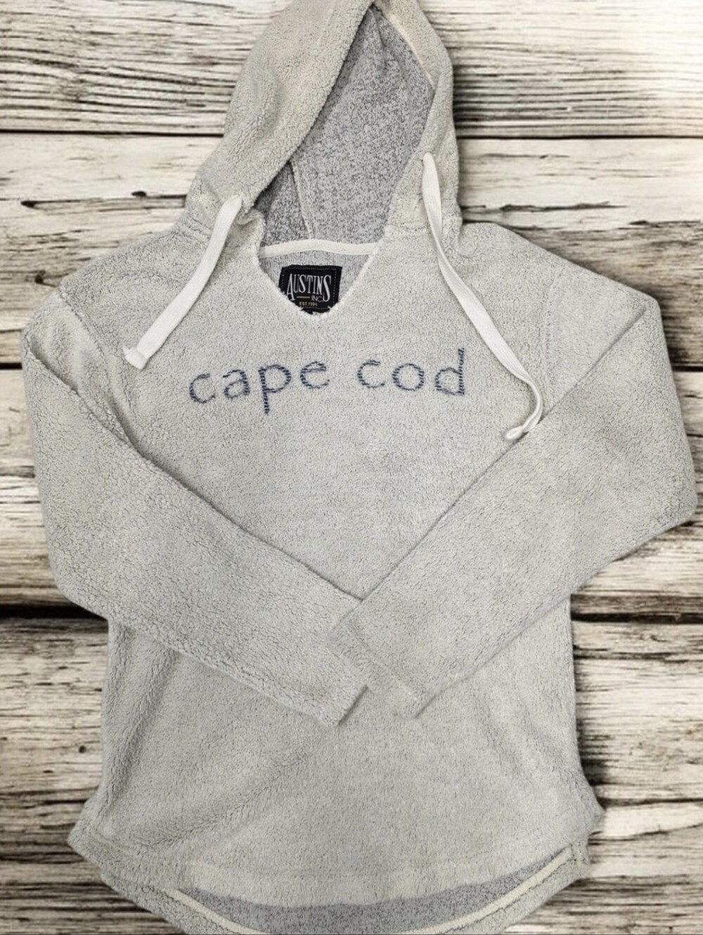 Cape Cod Cozy Thick Terry Hooded Pullover